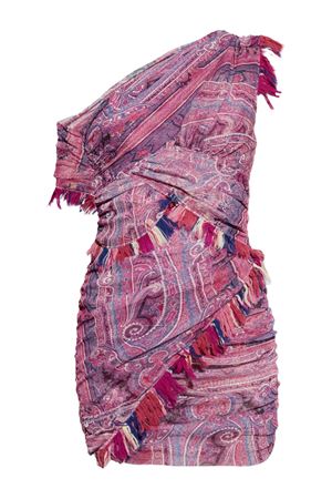 Abito asimmetrico in tulle stampato Dessia ISABEL MARANT | RO0786FAC2J06I40PK
